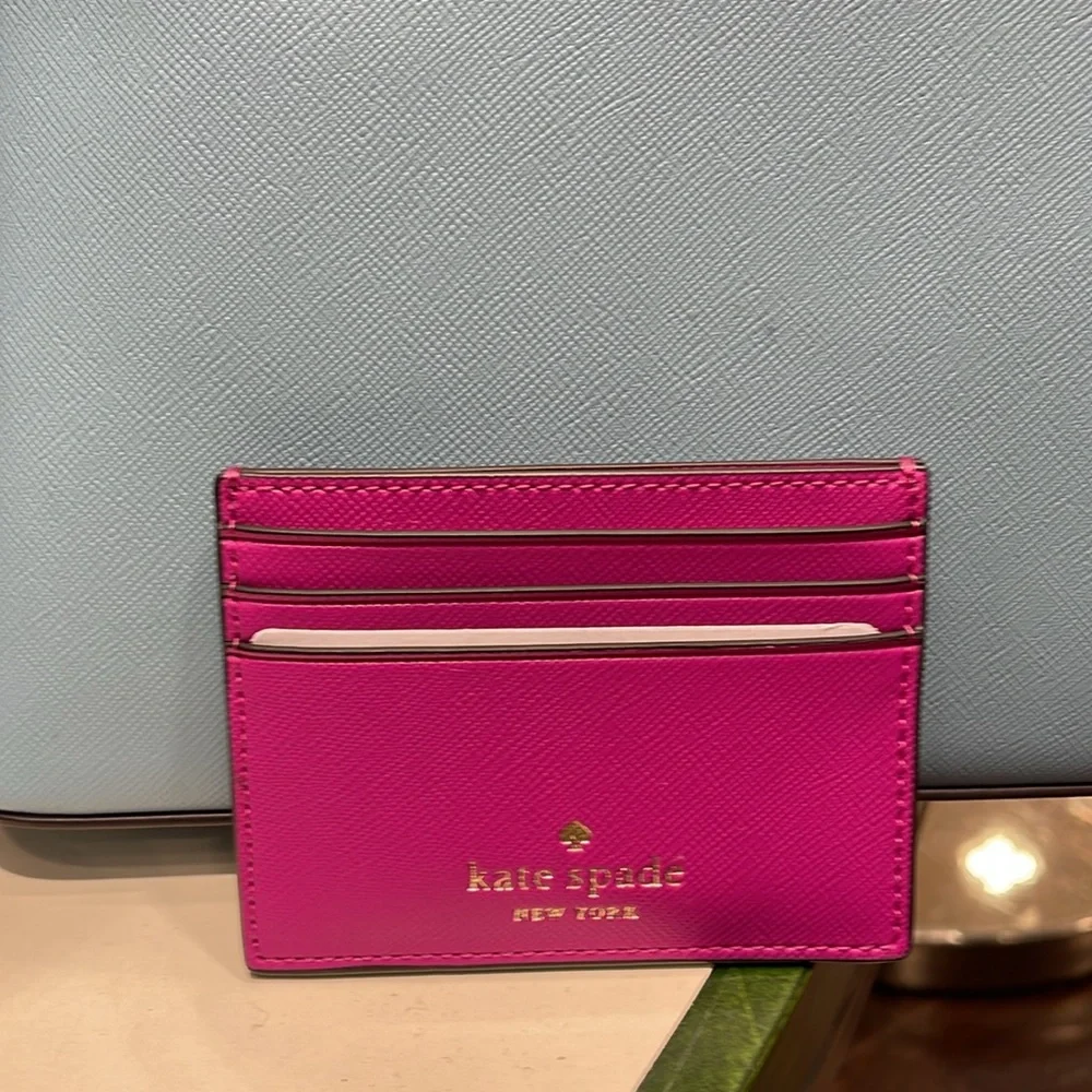 Kate Spade Schuyler Small Slim Card Holder
Baja Rose 
NWT - Picture 11 of 16